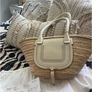 💲SOLD💲Authentic CHLOE Medium Marcie Basket Tote